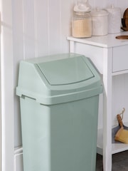 Wham Green Casa 50L Plastic Swing Bin - Image 1 of 4