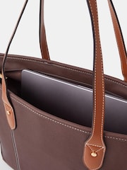 Braun - Accessorize schlichte Tote-Bag - Bild 3 von 3