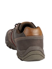 Pavers Brown Wide Fit Cushioned Rugged Lace Up Shoes - Image 5 of 6