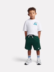 New Balance Forest Green Logo French Terry Shorts - Image 5 of 8