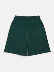 New Balance Forest Green Logo French Terry Shorts - Image 7 of 8