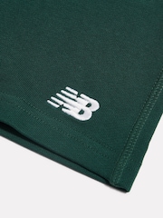 New Balance Forest Green Logo French Terry Shorts - Image 8 of 8
