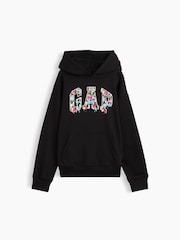 Gap Black Relaxed Logo Hoodie (4-13yrs) - Image 1 of 3