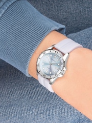 Sekonda Ladies Blue Balearic Rubber Strap Watch - Image 1 of 6