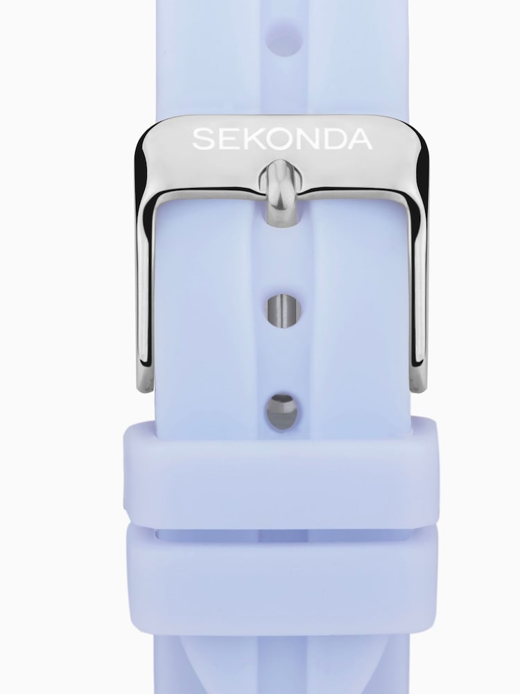 Sekonda Ladies Blue Balearic Rubber Strap Watch - Image 6 of 6