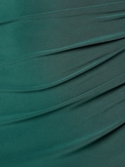 Adrianna Papell Green Matte Jersey Ankle Dress - Image 3 of 6