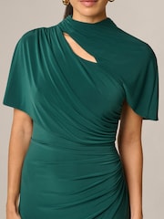 Adrianna Papell Green Matte Jersey Ankle Dress - Image 5 of 6