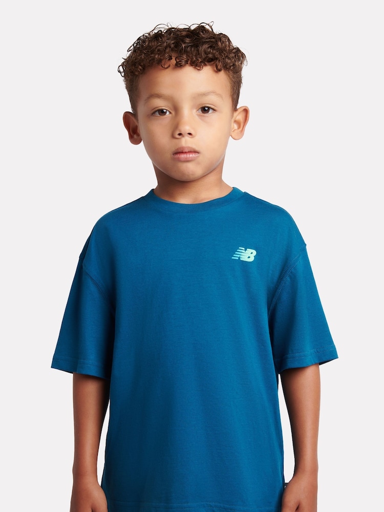 New Balance Blue We're In It For The Long Run Graphic T-Shirt - Image 1 of 10 New Balance Blue We're In It For The Long Run Graphic T-Shirt - Image 1 of 10
