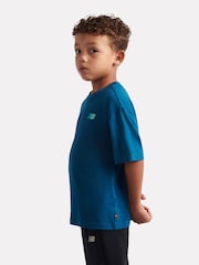 New Balance Blue We're In It For The Long Run Graphic T-Shirt - Image 2 of 10