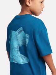 New Balance Blue We're In It For The Long Run Graphic T-Shirt - Image 4 of 10