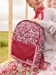 Cath Kidston Pink/Red Compact Backpack - Image 1 of 9