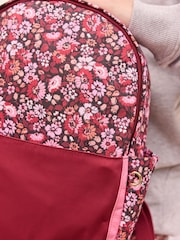 Cath Kidston Pink/Red Compact Backpack - Image 3 of 9