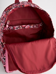 Cath Kidston Pink/Red Compact Backpack - Image 6 of 9
