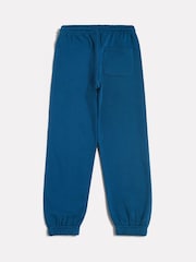 New Balance Teal Blue Small Brush Back Logo Joggers - Image 7 of 8