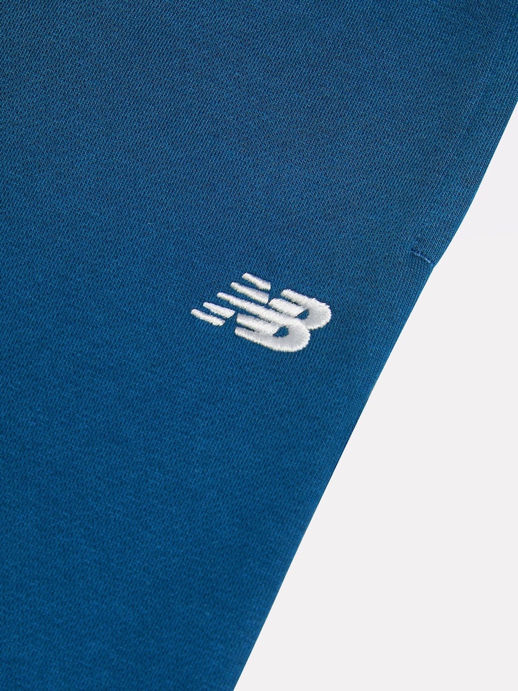 New Balance Teal Blue Small Brush Back Logo Joggers - Image 8 of 8 New Balance Teal Blue Small Brush Back Logo Joggers - Image 8 of 8