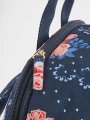 Cath Kidston Navy Floral Compact Backpack - Image 6 of 9