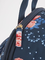 Cath Kidston Navy Floral Compact Backpack - Image 8 of 9
