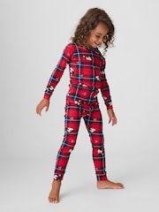 Gap Red & Navy Disney Christmas Pyjamas Set (6mths-5yrs) - Image 2 of 5