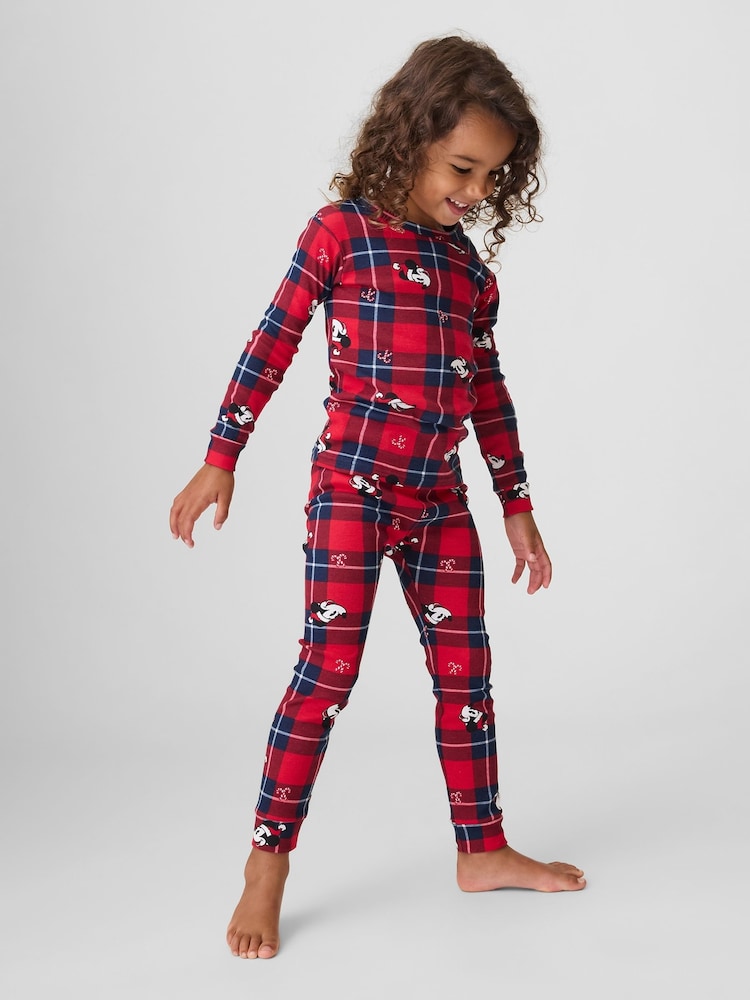 Gap Red & Navy Disney Christmas Pyjamas Set (6mths-5yrs) - Image 2 of 5 Gap Red & Navy Disney Christmas Pyjamas Set (6mths-5yrs) - Image 2 of 5