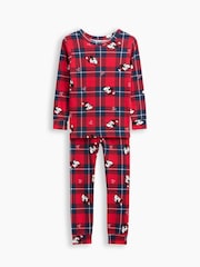 Gap Red & Navy Disney Christmas Pyjamas Set (6mths-5yrs) - Image 3 of 5