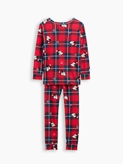 Gap Red & Navy Disney Christmas Pyjamas Set (6mths-5yrs) - Image 4 of 5