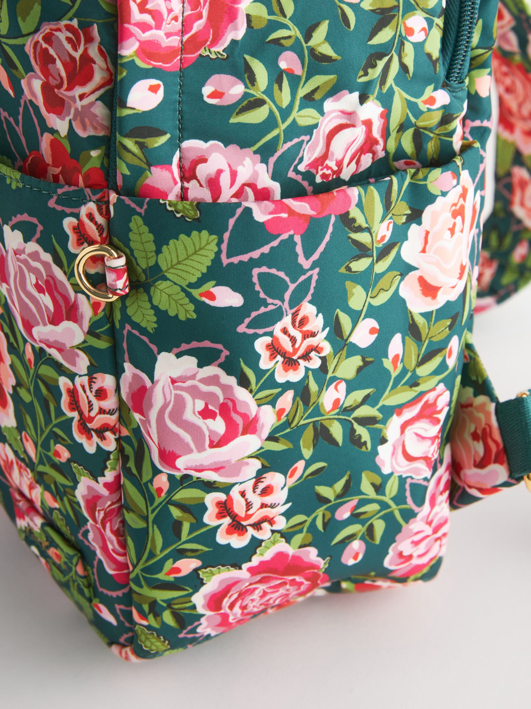 Green Rose Cath Kidston Compact Backpack