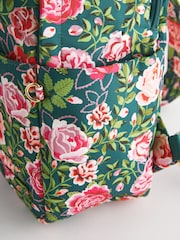 Cath Kidston Green Rose Compact Backpack - Image 11 of 12