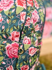 Cath Kidston Green Rose Compact Backpack - Image 3 of 12