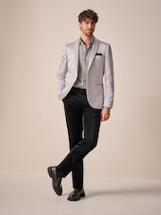 rožnata - Satenasta tuxedo jakna - Slika 2 iz 11