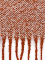 furn. Orange Weaver Throw - Image 2 of 2