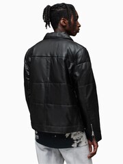 AllSaints Black Cobb Puffer Jacket - Image 2 of 6