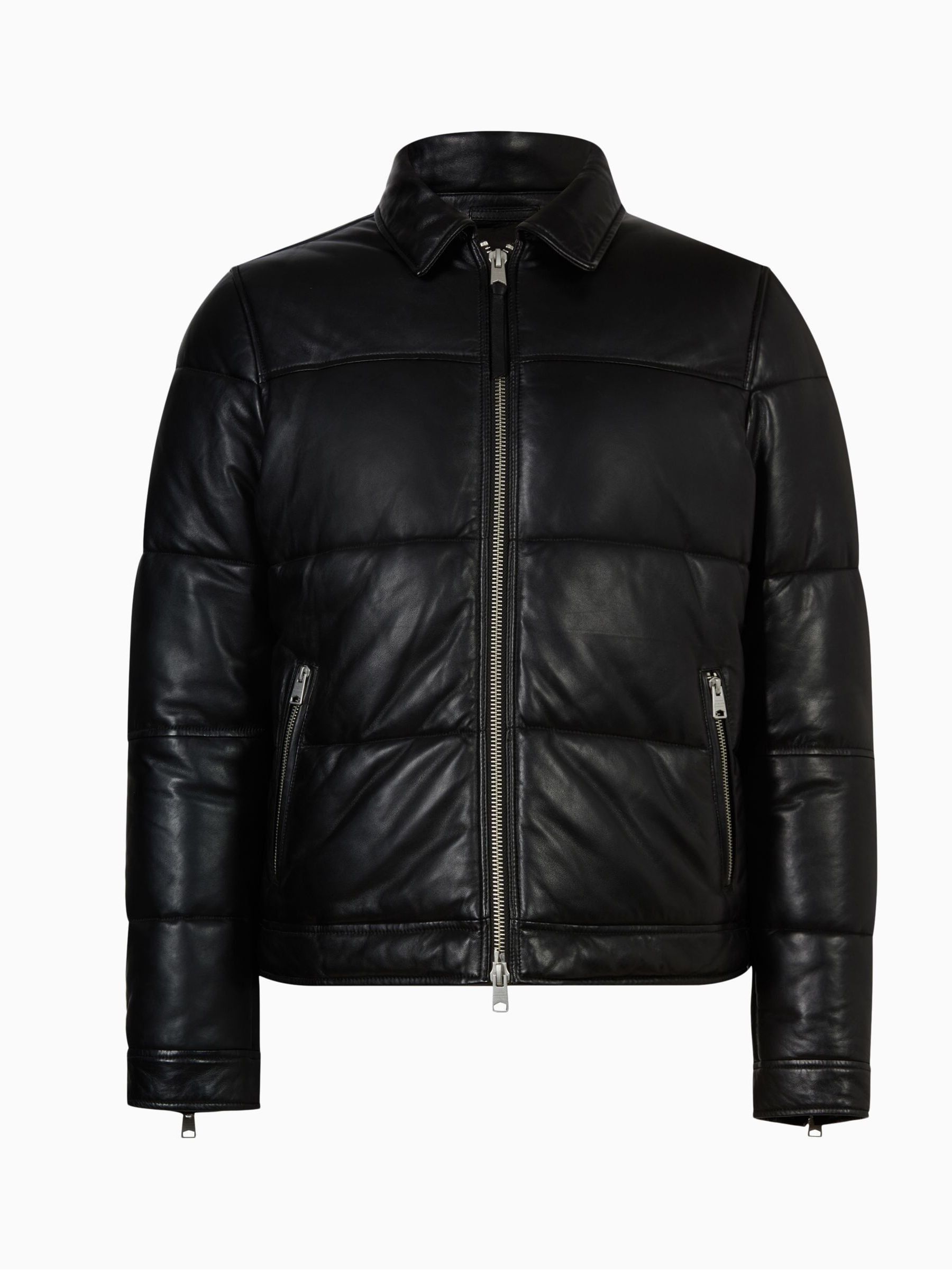 All saints black puffer jacket shop