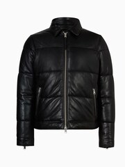 AllSaints Black Cobb Puffer Jacket - Image 6 of 6