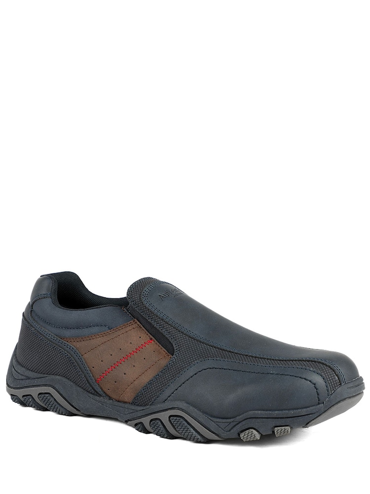 Pavers Blue Wide Fit Cushioned Slip On Shoes - Image 2 of 6