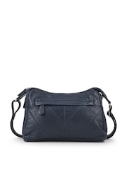 Pavers Navy Blue Multi-Pocket Cross-Body Bag - Image 1 of 3