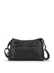 Pavers Black Multi-Pocket Cross-Body Bag - Image 1 of 3