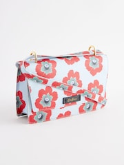 Blau mit floralem Muster - Cath Kidston 2-in-1-Gürteltasche - Bild 3 von 8