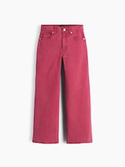 Gap Pink Low Rise Stride Wide-Leg Jeans (5-13yrs) - Image 5 of 6