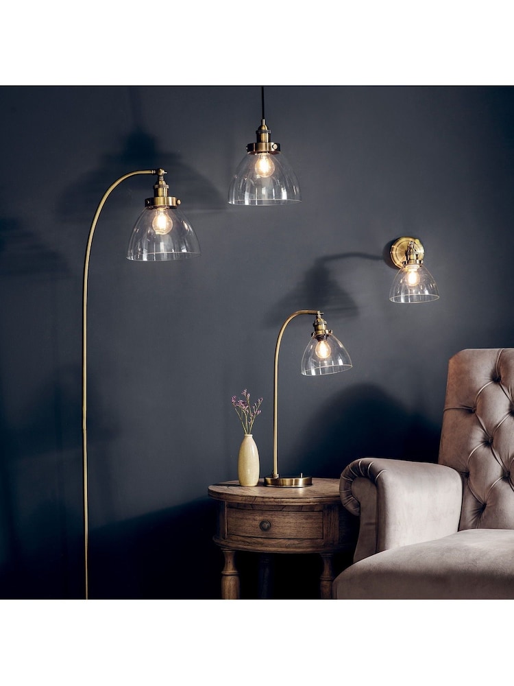 Gallery Home Antique Brass 1 Light Pierre Pendant Ceiling Light - Image 1 of 7