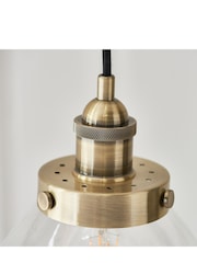 Gallery Home Antique Brass 1 Light Pierre Pendant Ceiling Light - Image 2 of 7