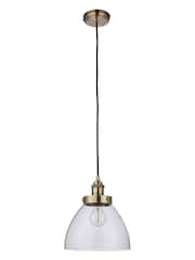 Gallery Home Antique Brass 1 Light Pierre Pendant Ceiling Light - Image 6 of 7