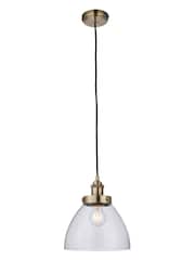 Gallery Home Antique Brass 1 Light Pierre Pendant Ceiling Light - Image 7 of 7