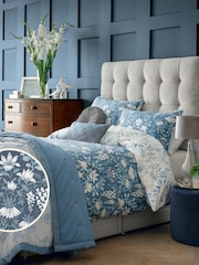 Laura Ashley Партер 100% Хлопковый пододеяльник и комплект наволочек - Изображение 2 из 3