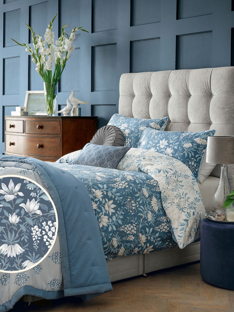 Laura Ashley Партер 100% Хлопковый пододеяльник и комплект наволочек - Изображение 2 из 3