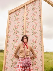 Cath Kidston Pink/Red Ditsy Floral Bucket Bag - Image 1 of 10