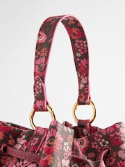 Cath Kidston Pink/Red Ditsy Floral Bucket Bag - Image 10 of 10