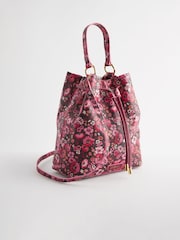 Cath Kidston Pink/Red Ditsy Floral Bucket Bag - Image 5 of 10