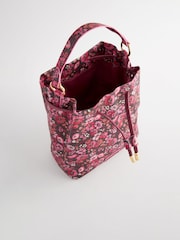 Cath Kidston Pink/Red Ditsy Floral Bucket Bag - Image 6 of 10