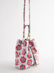 Cath Kidston Blue Floral Bucket Bag - Image 8 of 10