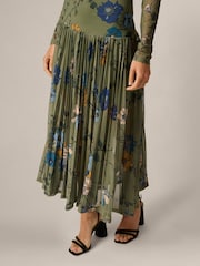 Adrianna Papell Mock Neck Ankle Dress - Imaginea 5 din 6
